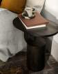 stolek-Insert Side Table, black stained ash