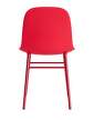 zidle-Form Chair Steel, bright red