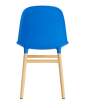 zidle-Form Chair Oak, bright blue
