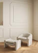 Kreslo Mielo, Monza beige