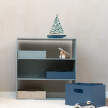 Drevená polica Kiddo Shelving, olive green