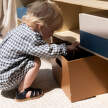 Detský úložný box Kiddo, brown