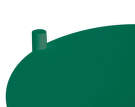 Odkládací stolík Ande, watermelon green