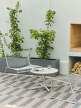 Stolek Neu Round Low Ø70, sky grey