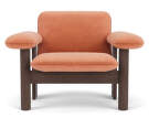 Kreslo Brasilia Low Back, Avalon 012/dark stained oak