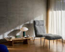 Kreslo Muno LN16 High Back, Hallingdal 126/black