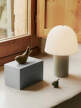 Prenosná lampa Frill, cashmere/white