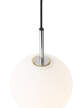 Závesná lampa TR Bulb, polished steel