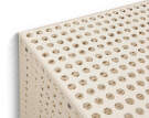 Skrinka Perforated Cabinet, eggshell
