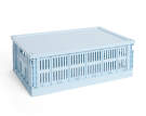 Plastové veko Colour Crate L, soft blue