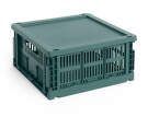 Plastové veko Colour Crate Cube/Square M, dark green
