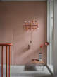 Occasional Table LTR Walnut Dark, stainless steel