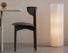 Stojacia lampa Boe, silver/natural