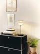 Stolná lampa PH 80, chrome plated