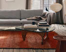 Konferenčný stolík Coffee Table, natural walnut