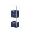 Policová sestava USM Haller M52, steel blue-1