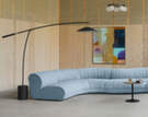 Stojacia lampa Contra, anthracite black