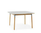 Stôl Form 120x120 cm, šedá/dub