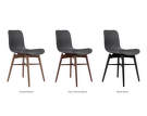 Langue Chair  Wood - Anthracite Black