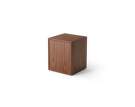 stolek Mass Side Table w. Drawer, natural walnut