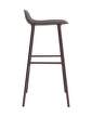 stolicka-Form Bar Chair 75 cm Steel, brown