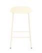 stolicka-Form Bar Chair 65 cm Steel, cream