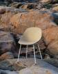 zidle-Mat Chair Steel, hemp/cream