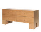 Komoda Kuben Drawers 2x2, natural oak