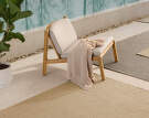 Záhradne kreslo Patio, untreated solid teak