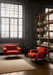 Kreslo Meantime AV29, Fiord 571/polished aluminium