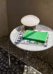 Mramorová deska pro stoličku Wire Stool, Bianco Carrara-3