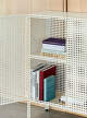 Skrinka Perforated Cabinet Floor Medium, eggshell