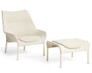 Otoman O2, cream textile