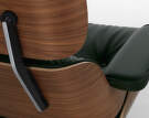 Kreslo Eames Lounge Chair Walnut Natural, Leather Premium F59 Jade