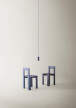 Závesná lampa Donna 7, midnight blue
