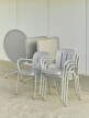 Zahradní židle Deville s područkami, silver grey-4