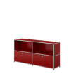 Komoda USM Haller C2, ruby red-1