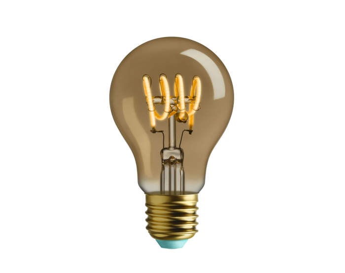 LED žiarovka WattNott Whirly Wanda 4W, Gold