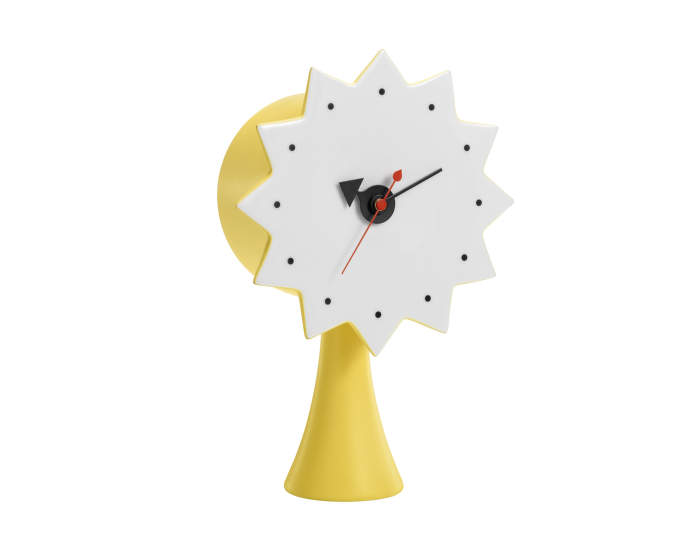 Stolové hodiny Vitra Ceramic Clock, yellow