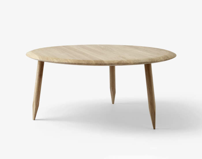 Hoof Lounge Table SW2, bielo olejovaný dub