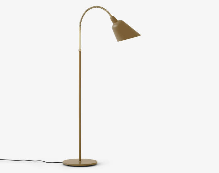 Lampa-Bellevue,-olive-brownbrass