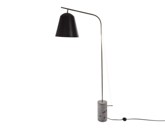 Line Two Floor Lamp, black