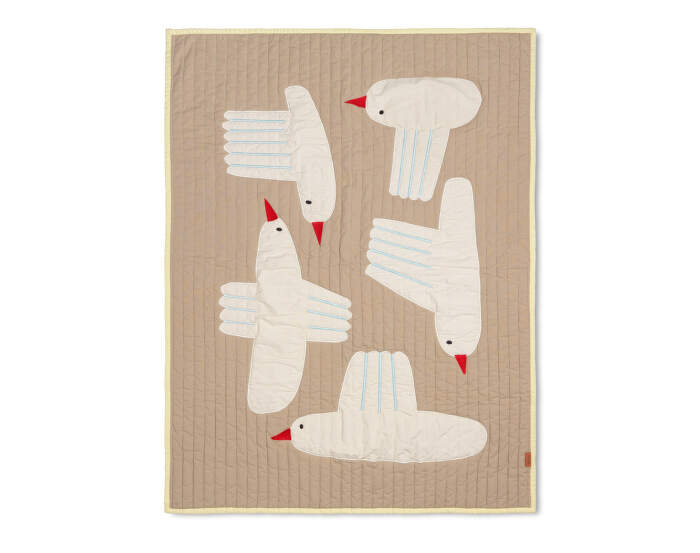 Bird Quilted Blanket