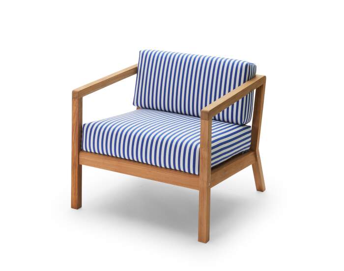 kreslo-Virkelyst Chair, sea blue stripe