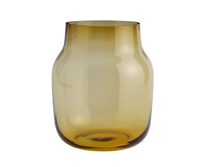 vaza-Silent Vase 20, burnt orange