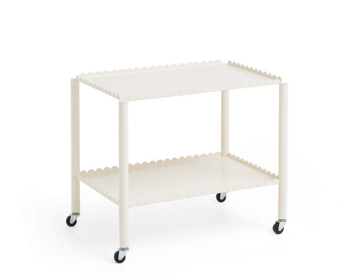 vozik Arcs Trolley Low, eggshell