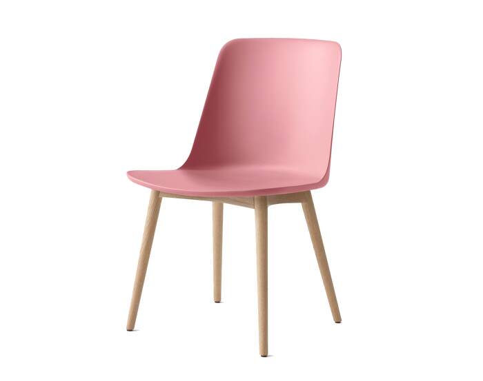 stolicka Rely HW71 Chair, oak/soft pink