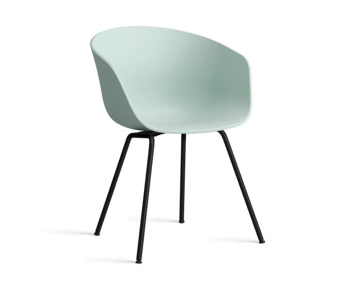 zidle-AAC 26 Chair Black Steel, dusty mint