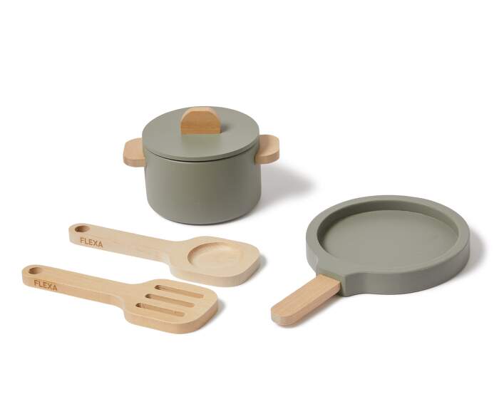 flexa-Play Pot & Pan Set, greenish