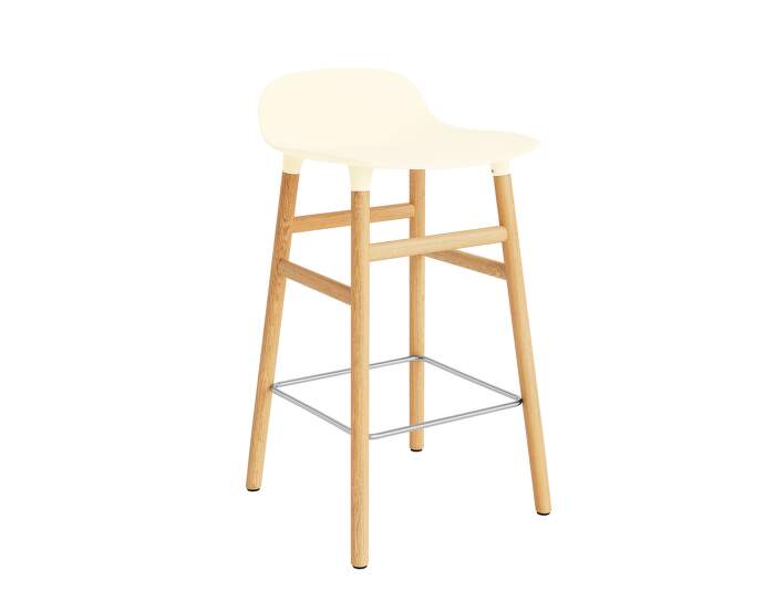 stolicka-Form Bar Chair 65 cm Oak, cream